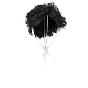 Vintage Paula Young Wig 'Rose' Brown Gray Short Curly Color 34 Japan